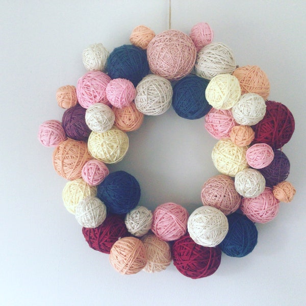 Hanging Yarn Ball Etsy