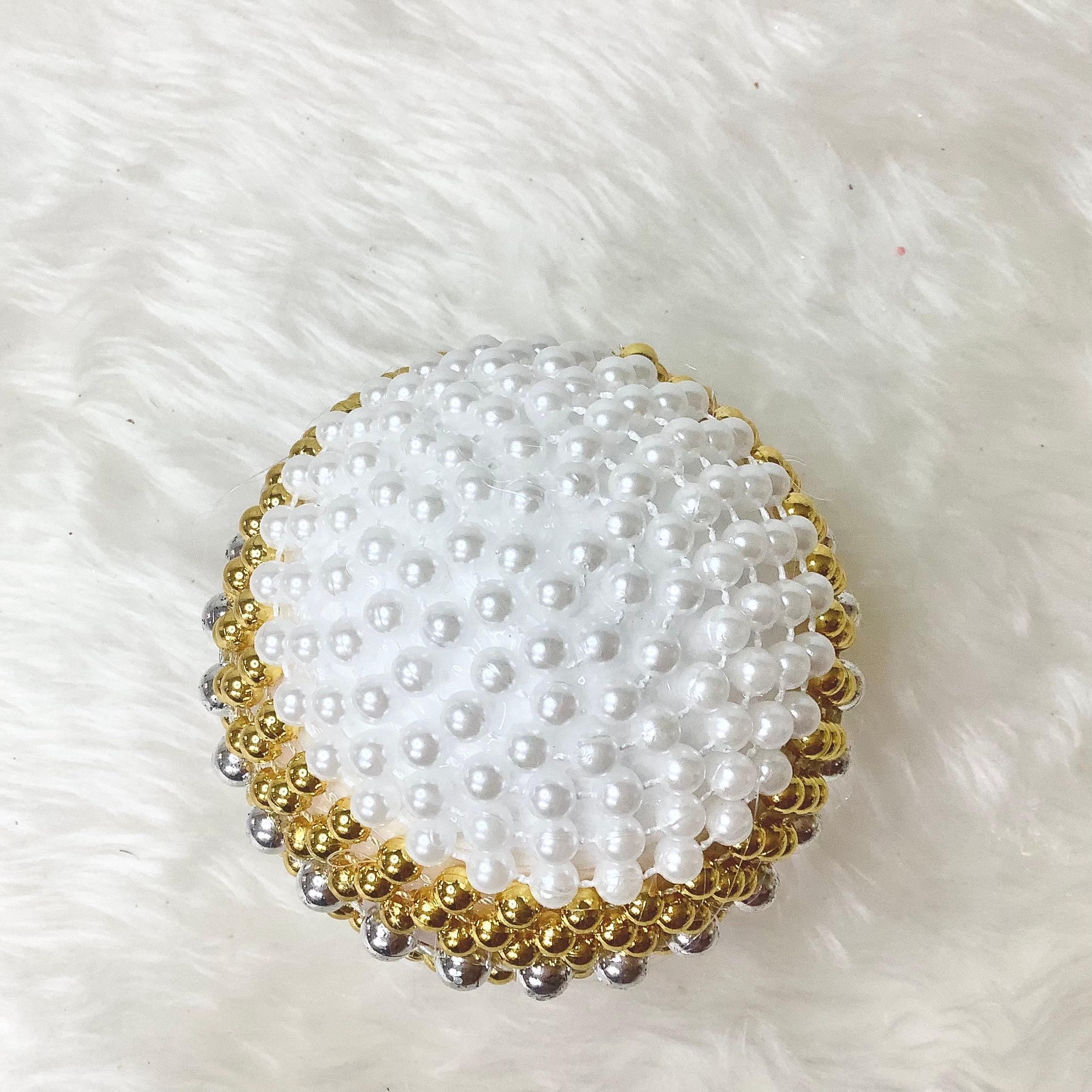 Pearl Decor Ball Bowl Filler, Pearl Ornament, Table Decoration, Gift for  Mother, Wedding Table Decor, White Home Decor 