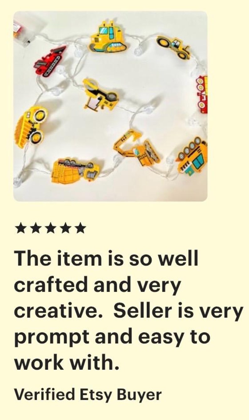 Auto string lights for boys room, boy bedroom lights, gift for boy, car theme decor, truck string lights, toddler boy gift image 19