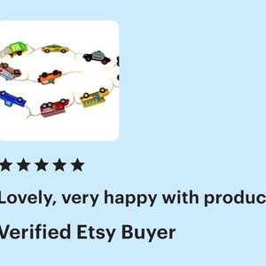 Auto string lights for boys room, boy bedroom lights, gift for boy, car theme decor, truck string lights, toddler boy gift image 15