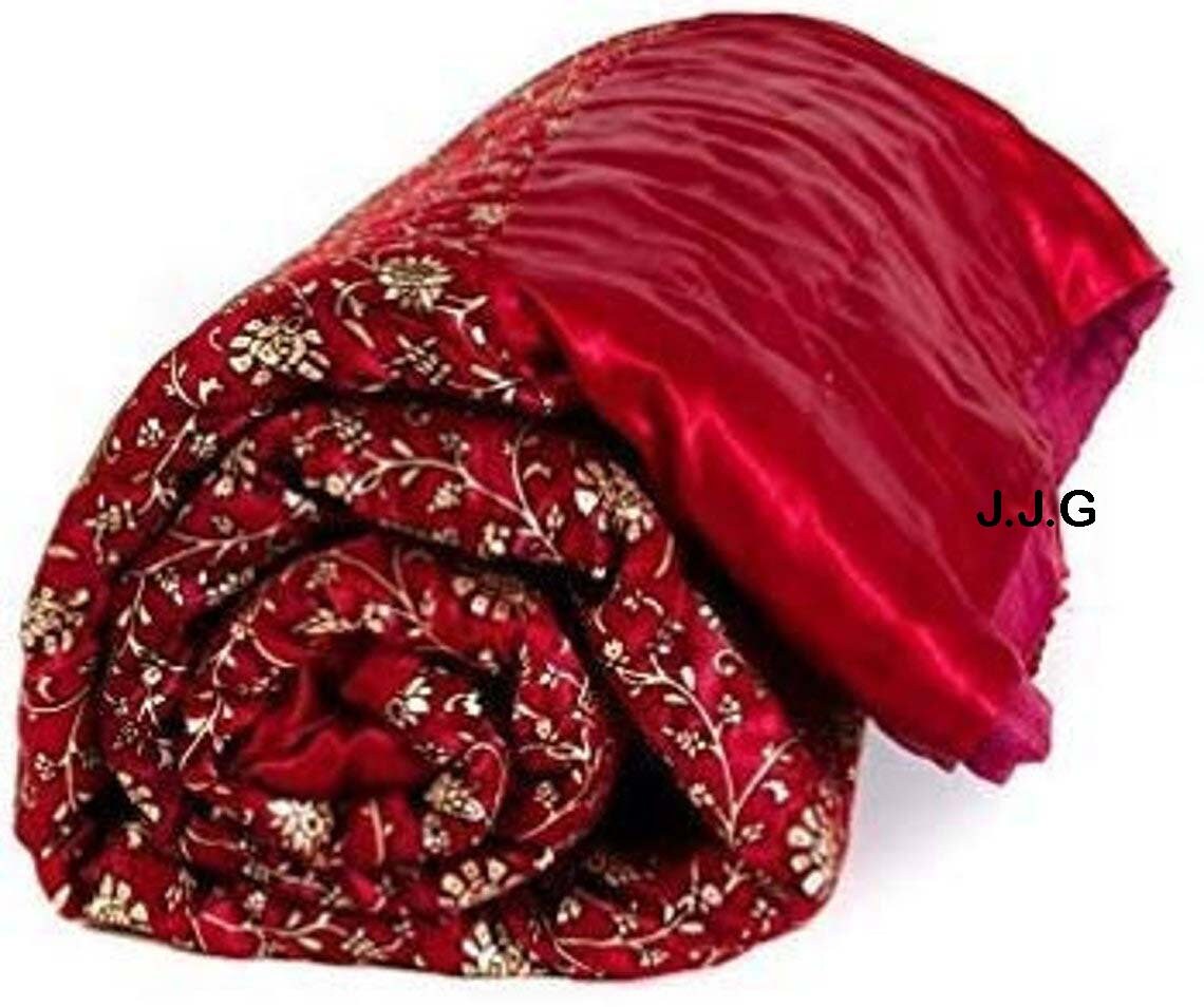 Handmade Jaipuri Silk Reversible Quilt Indian Jaipuri Gold Etsy