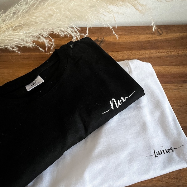 Harry Potter Shirts "Lumos & Nox", Geschenkidee, Partnershirt, Einzelkauf