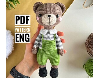 PDF Bear Arthur Amigurumi Pattern