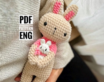 PDF Crochet Bunny Amigurumi Pattern