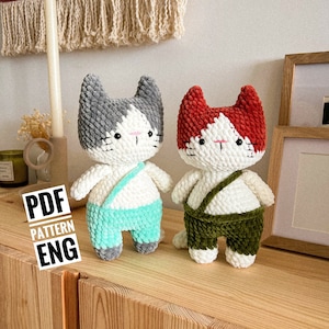 Tim crochet Cat Amigurumi PDF Pattern