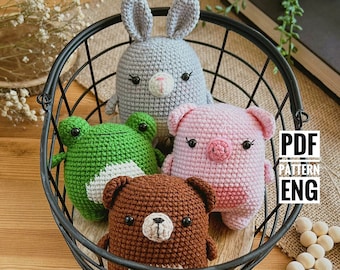 PDF Little Toys Set of 4 Amigurumi Patterns