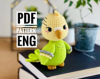 PDF Parrot Poe Amigurumi Pattern