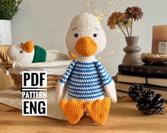 PDF Goose Hans Amigurumi Pattern