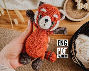 PDF Red Panda Amigurumi Pattern