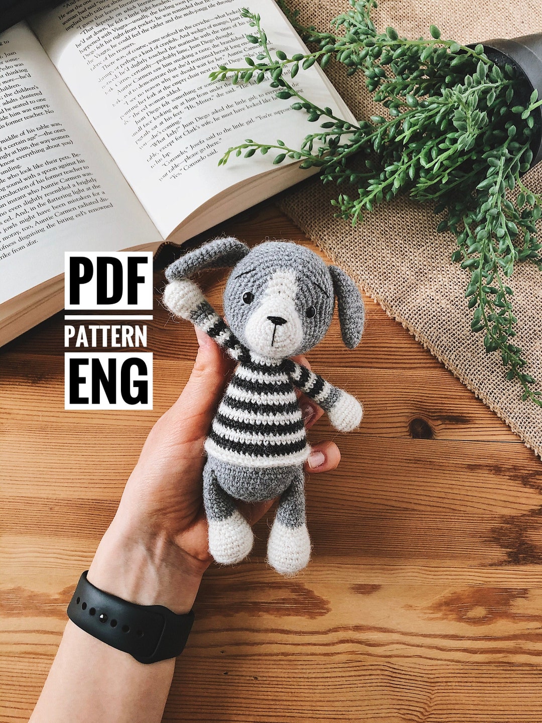 PDF Dog Charley Amigurumi Pattern