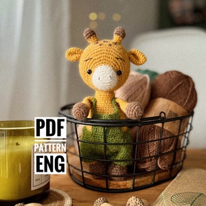 PDF Giraffe Cooper Amigurumi-mönster