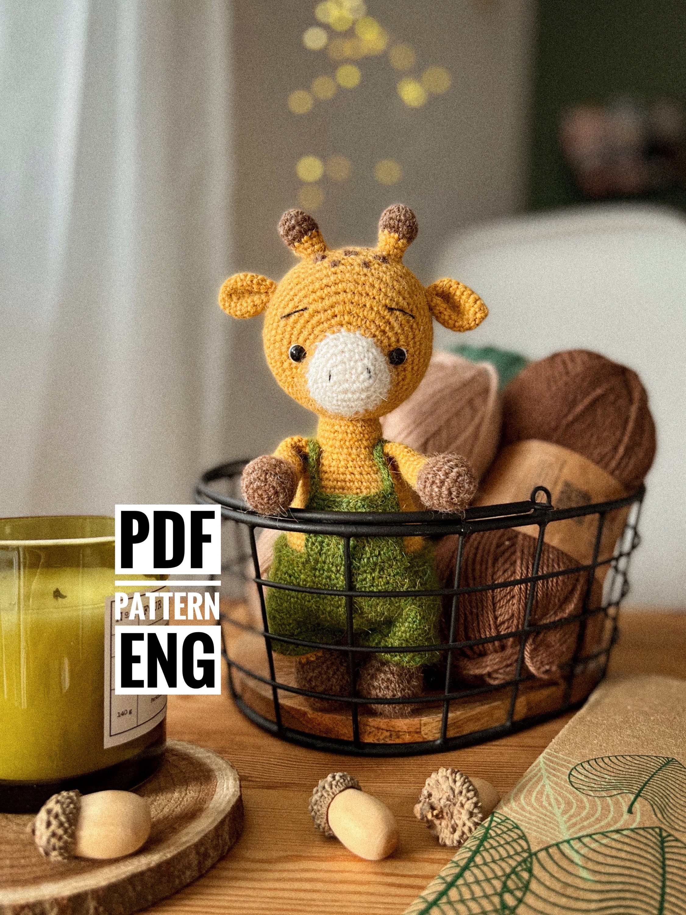 38 Giraffe Crochet Patterns for Amigurumi, Hats, Appliques, and Plush Designs 32 Giraffe Cooper Amigurumi