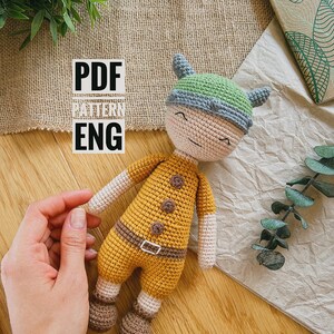 PDF Little Viking Amigurumi Pattern