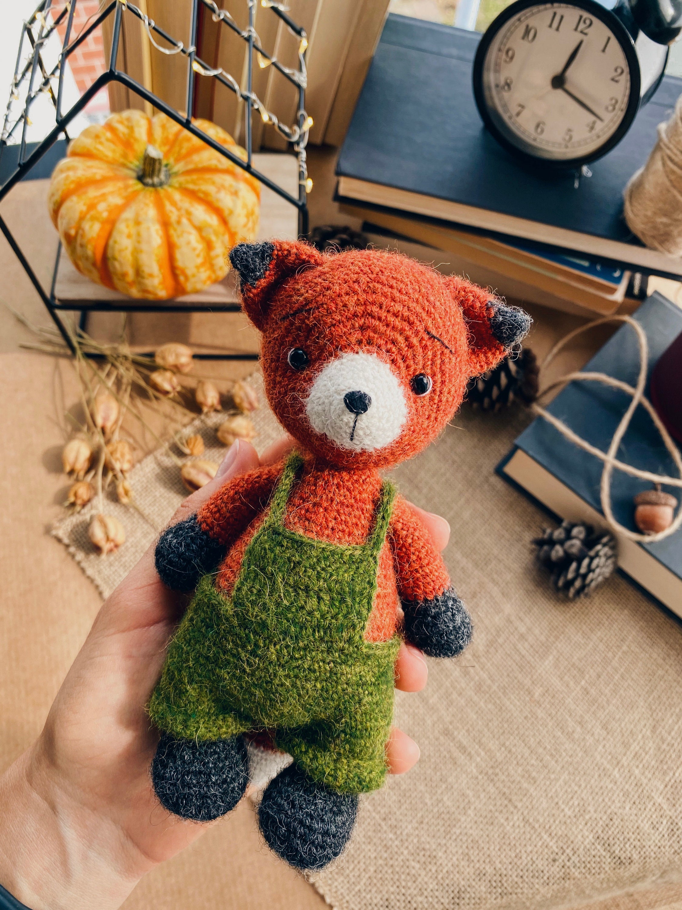Alex Fox Patterns PDF Fox Alex Amigurumi Pattern - Etsy
