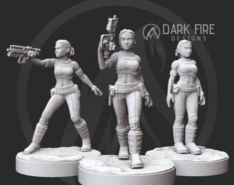 Star Wars Legion 3d Custom Miniature Republic Senator-Arena- Padmeby Dark Fire Designs