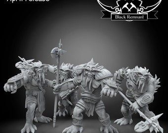 Star Wars Legion 3d Custom Miniatures Ancient Sith Warriors - Squad of Massasi Warriors by Black Remnant