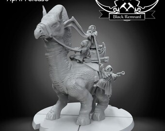 Star Wars Legion 3d Custom Miniatures Tatooine Native Jawas with a Ronto - Utiniiiiiiiiiiii by Black Remnant