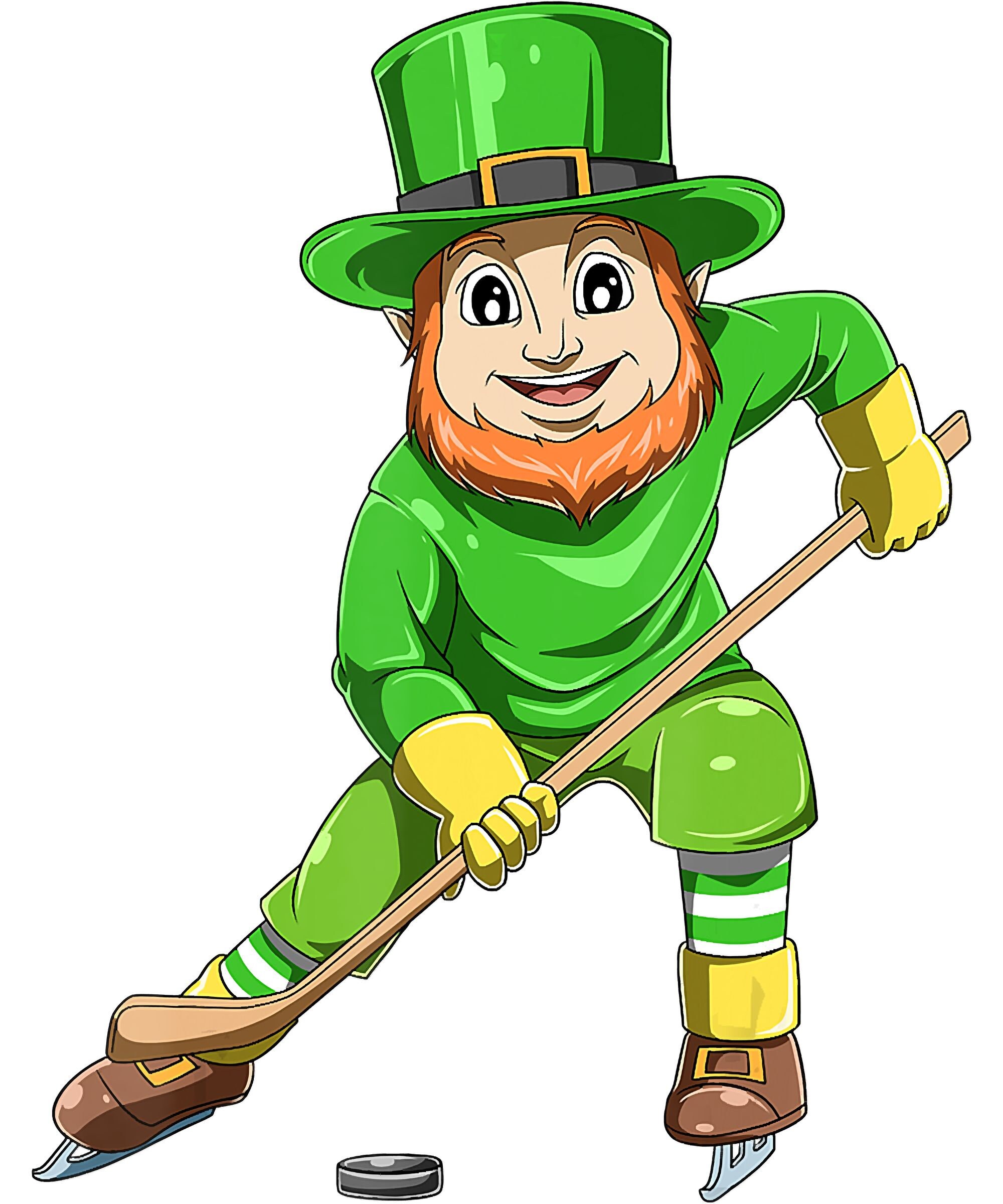 st patricks day hockey brawl
