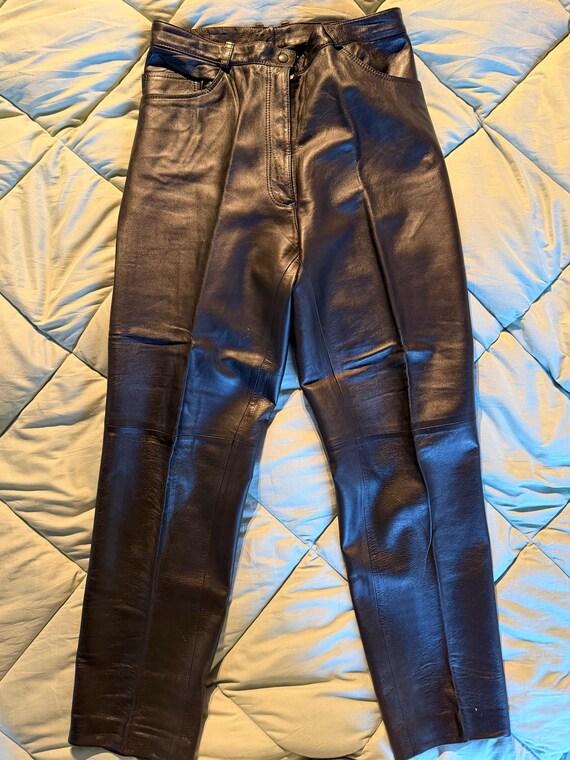 Leather Handmade Italian Trousers