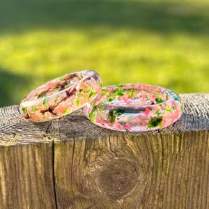 Spring Cherry Blossom Resin Ring