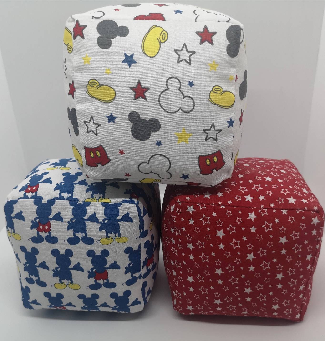 5pack of Mickey Mouse Baby Soft Blocks Etsy
