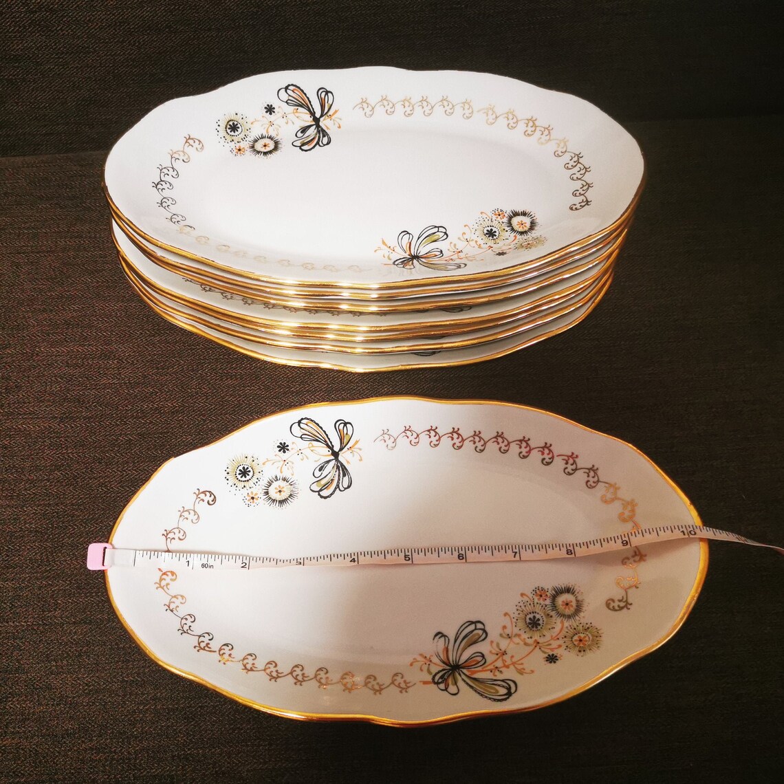 RPR Oval Plates Herring Plate Riga Porcelain Retro Plates Etsy