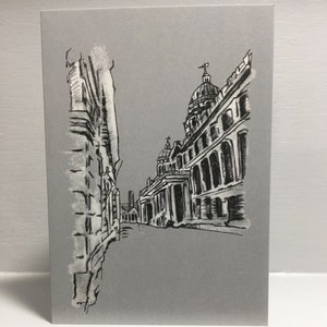 Royal Naval College, biglietto di auguri, Greenwich , Londra , UNESCO, Trinity Laban, a sud-est di Londra , Royal Borough Greenwich