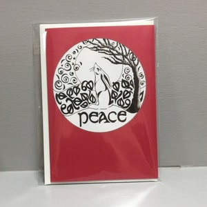 Solstizio d'inverno / Festivo / Pace / Alban Arthan / Festival delle luci paese delle meraviglie invernale / Natale / amante della natura / neve / lepre / luna / fauna selvatica