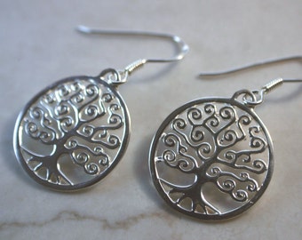 Celtic Tree of Life Sterling Silver Earrings