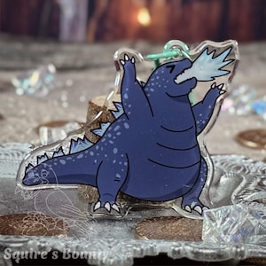 Chonkzilla Kaiju Keychain Charm 2.5”- Fun Accessory for Geeky Collectors