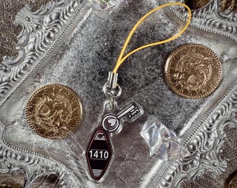 Llavero acrílico para teléfono con diseño de "Rivalidad acalorada" (1410)