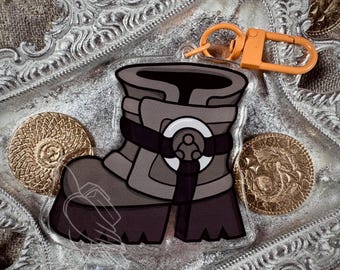 Amo’s Boots Watchmen Series Gachiakuta Trash Anime Acrylic Keychain Charm 2.5”
