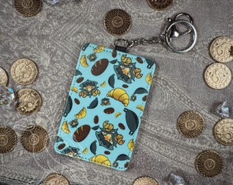 Senshi Dun Meshi ID Holder Photo Card Holder Keychain