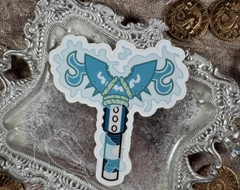 Zanka Lovely Assistaff Chibi Sticker Gachiakuta Anime – UV Weatherproof 3”