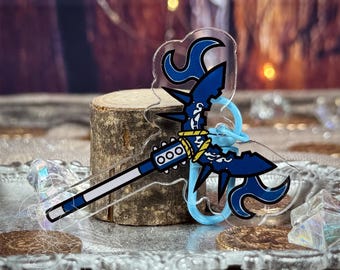 Zanka Lovely Assistaff Gachiakuta Trash Anime Acrylic Keychain Charm 2.5”
