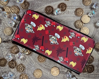Lucifer Hazbin Hotel Zip Around Long Wallet