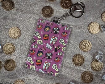 Hazbin Hotel ID Holder Photo Card Holder Keychain