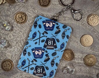 Heated Rivalry Slim Wallet Keychain