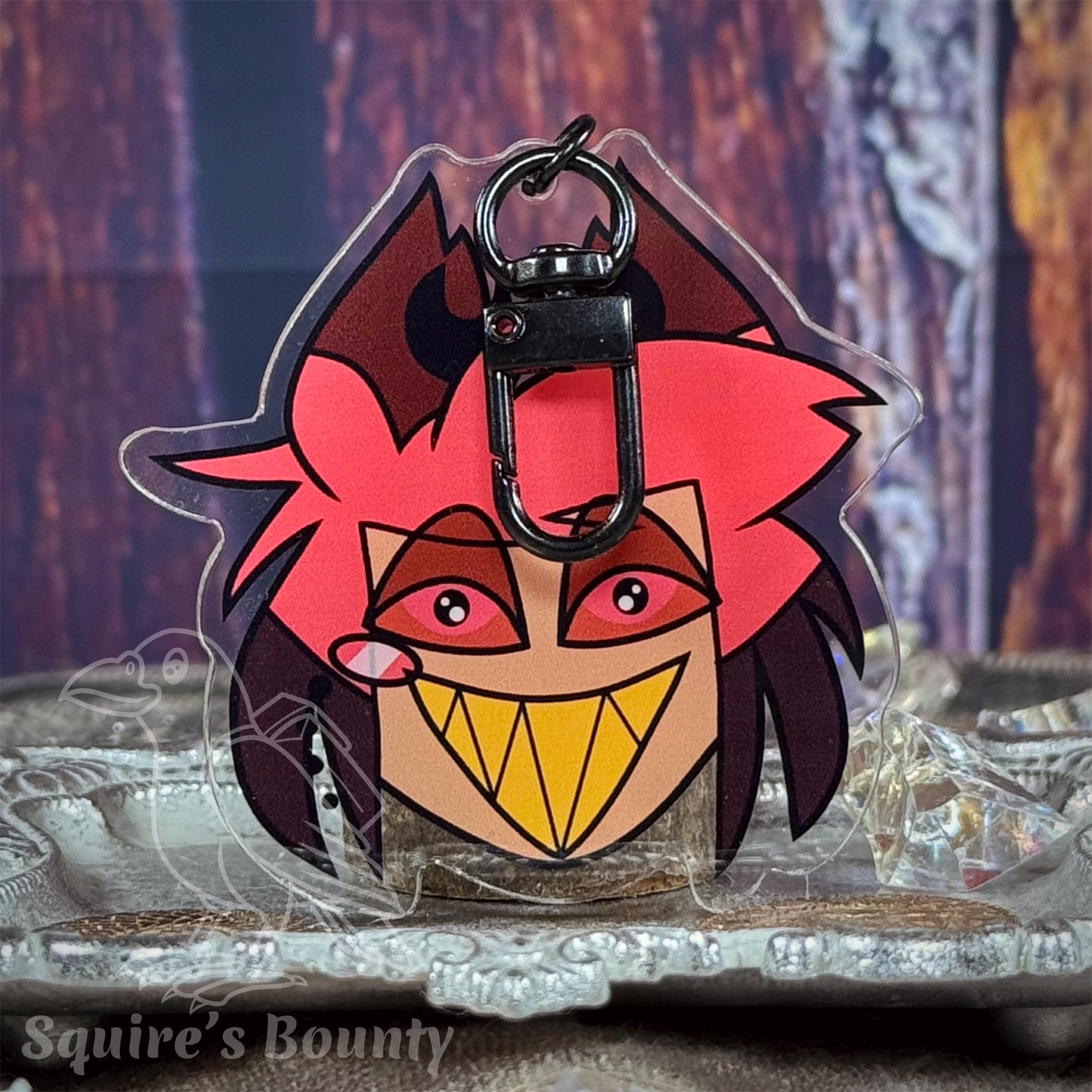 Alastor Hazbin Hotel Acrylic Keychain Charm 2.5” - Etsy