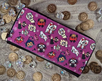 Hazbin Hotel Zip Around Long Wallet