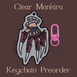 PREORDINE Jabber Mankira Gachiakuta Trash Anime Portachiavi in acrilico con ciondolo 2,5&quot;