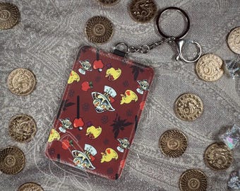 Lucifer Hazbin Hotel ID Holder Photo Card Holder Keychain