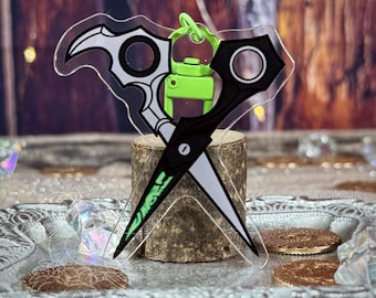 Riyo The Ripper Gachiakuta Trash Anime Acryl Schlüsselanhänger Anhänger 6,5 cm