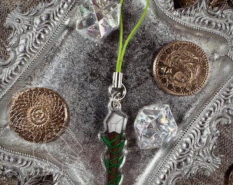 Nature Wand Acrylic Phone Charm 1.5”