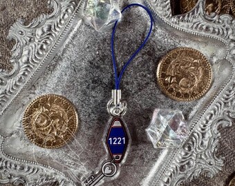 Heated Rivalry Room Key 1221 Acrylic Phone Charm 1.5”
