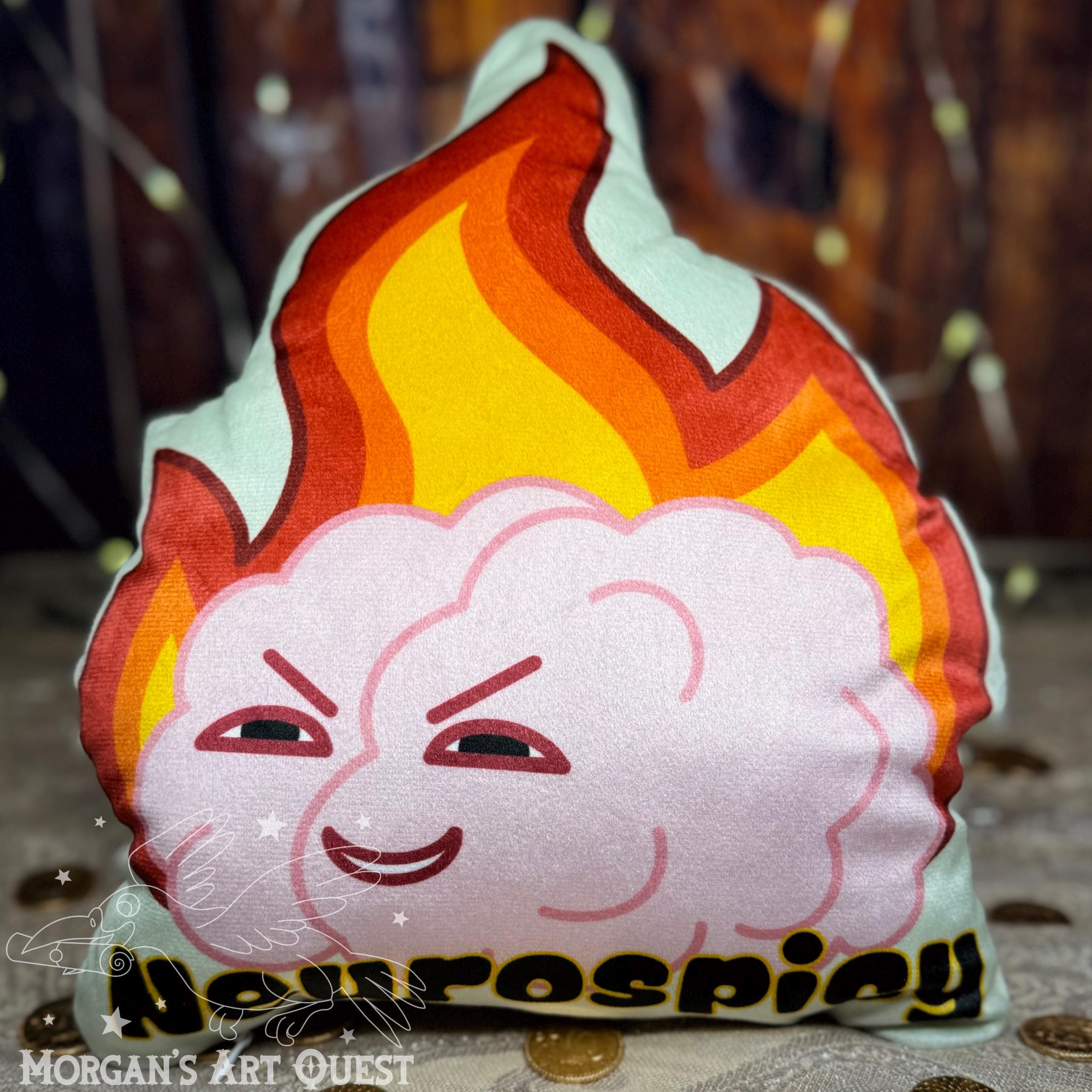 Cuscino di peluche Neurospicy Brain