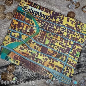Columbus Landkarte Mousepad