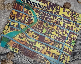 Columbus Medieval Map Mousepad