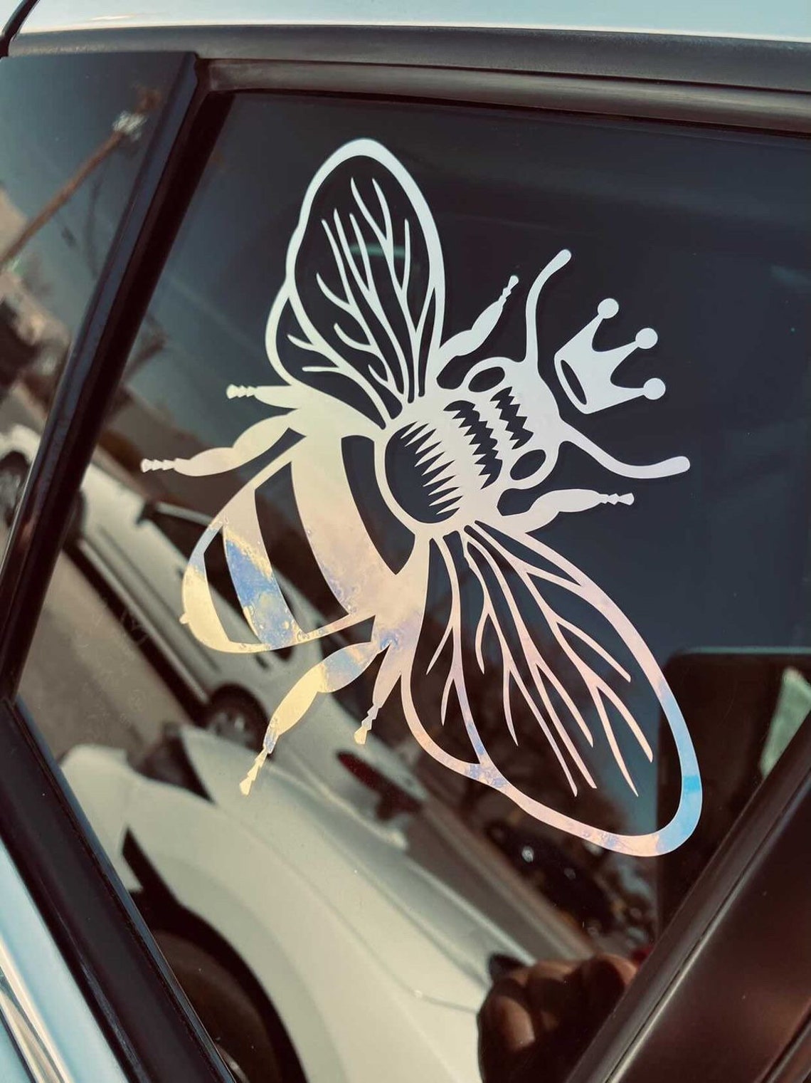 Queen Bee Car DecalCar DecalBee Car DecalCar DecalsBee Etsy