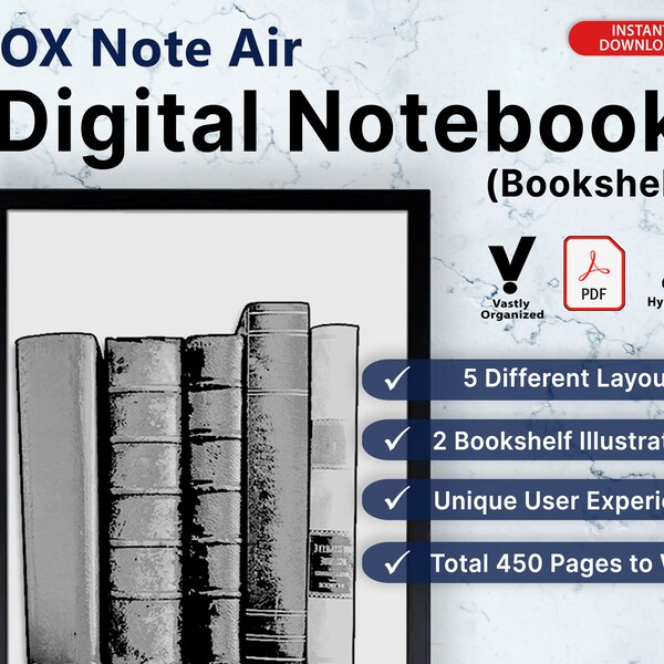 Onyx Boox Note Air 2 Templates - Etsy